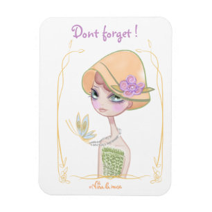 Decorative magazine for refrigerators magnet