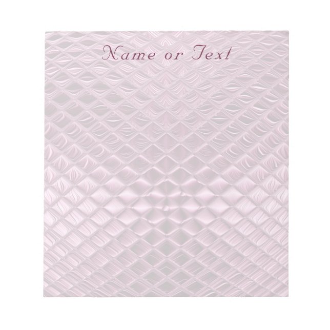 Decorative Magenta Notepad (Front)
