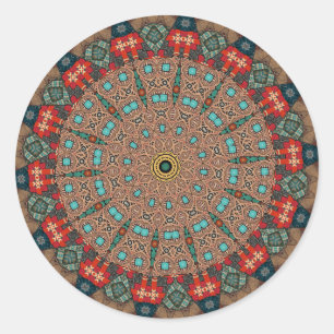  Decorative Mandala  Classic Round Sticker