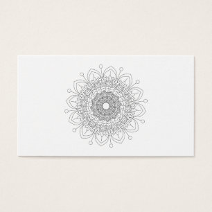 Decorative mandala isolated on white background.