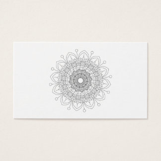 Decorative mandala isolated on white background.