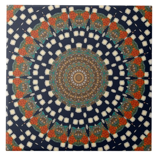  Decorative Mandala  Tile (Front)