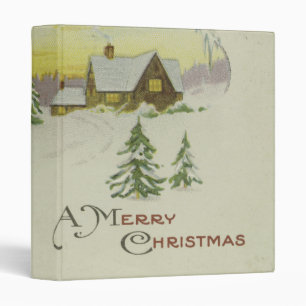 Decorative Merry Christmas Binder