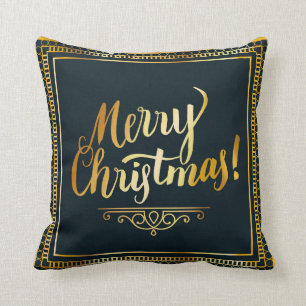 Decorative Merry Christmas Throw Pillow