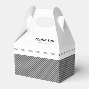 Decorative Modern Wedding Thank You ID887 Favor Box