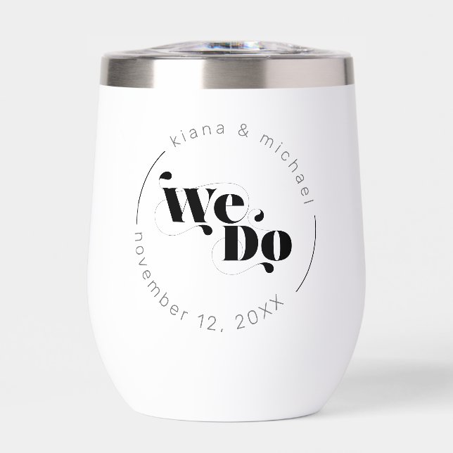 Decorative Modern Wedding We Do ID887 (Front)