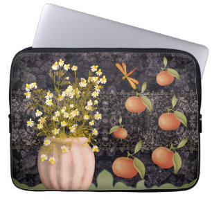 Decorative Moody Floral Laptop Sleeve