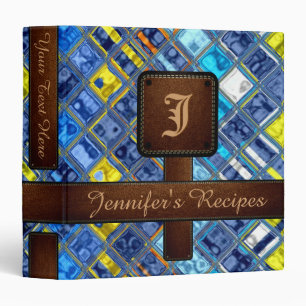 Decorative Mosaic Tiles Pattern #5 Binder