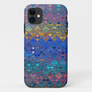 Decorative Mosaic Tiles Pattern iPhone 11 Case