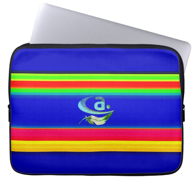 decorative motif laptop sleeve (Front)