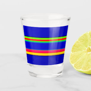 decorative motif shot glass