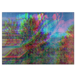 Decorative Mystic Abstract Tree Art Cutting Board