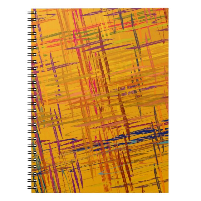Decorative oil painting. Vibrant dynamic art. 2d i Notebook (Front)