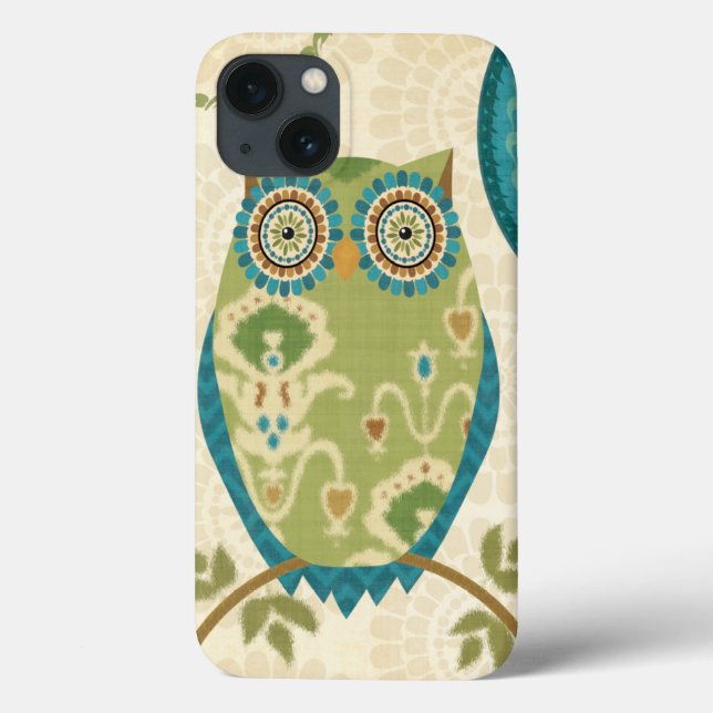 Decorative Owl with Circular Designs Case-Mate iPhone Case (Back)