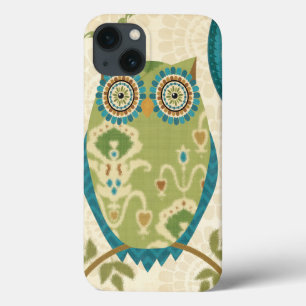 Decorative Owl with Circular Designs iPhone 13 Case