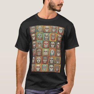 Decorative paint Skull Collection Mexican Folk T-Shirt