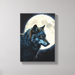 Decorative Painting ( The King Of The Moon) Canvas Print