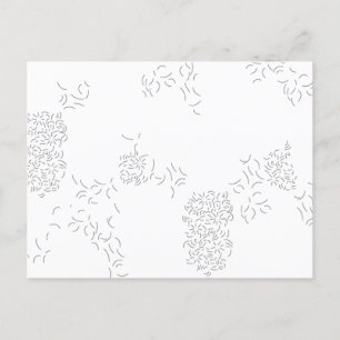Decorative, Pale Grey Postcard