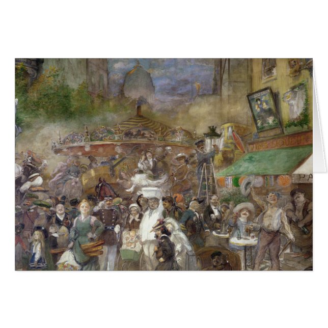 Decorative panel depicting Paris (Front Horizontal)