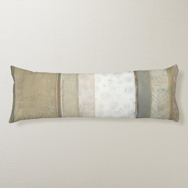 Decorative Panel Painting in Neutral Colours Body Pillow (Front)