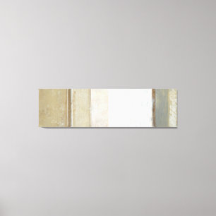 Decorative Panel Painting in Neutral Colours Canvas Print