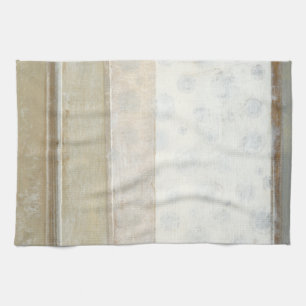 Decorative Panel Painting in Neutral Colours Kitchen Towel