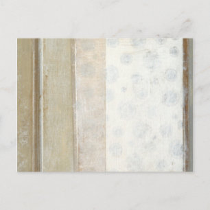 Decorative Panel Painting in Neutral Colours Postcard