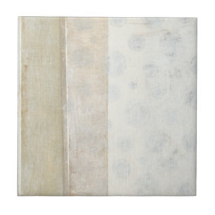 Decorative Panel Painting in Neutral Colours Tile