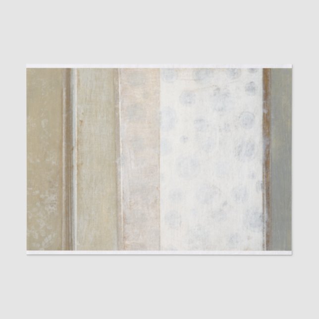 Decorative Panel Painting in Neutral Colours Tissue Paper (Front)