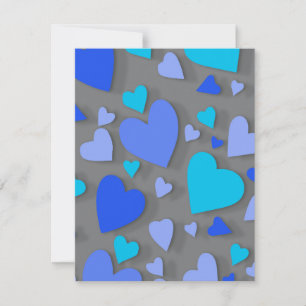 Decorative paper heart 4 card