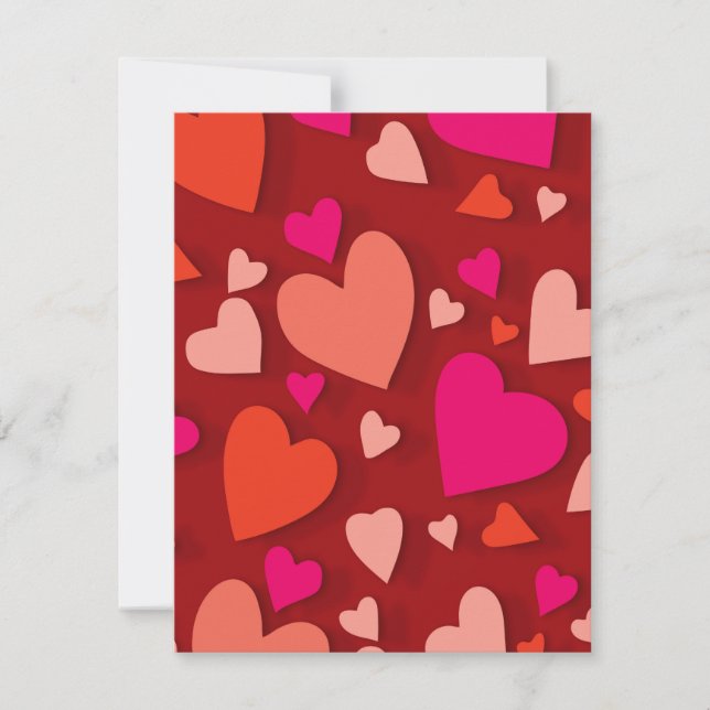 Decorative paper heart 6 card (Front)