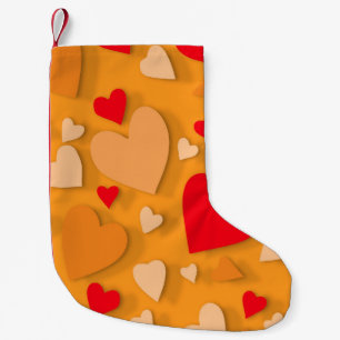 Decorative paper heart 7 small christmas stocking