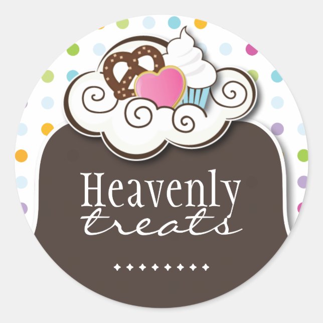Decorative Pastry Chef Stickers (Front)