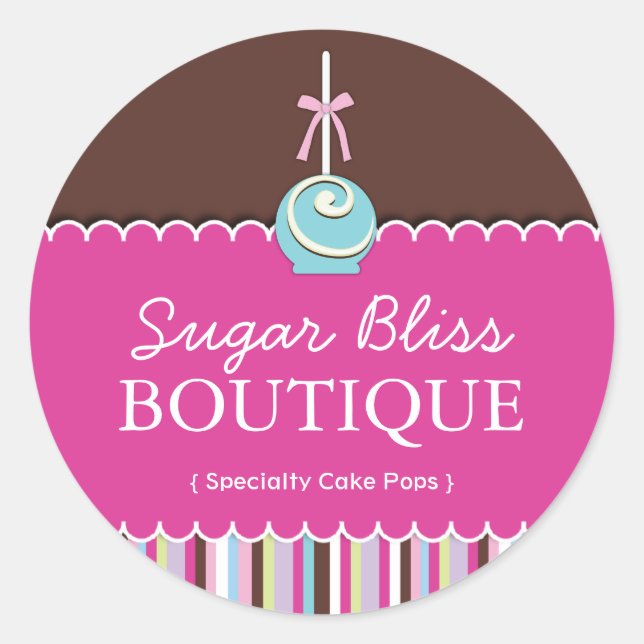 Decorative Pastry Chef Stickers (Front)