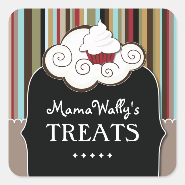 Decorative Pastry Chef Stickers (Front)