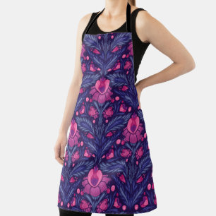 Decorative pattern with hearts apron