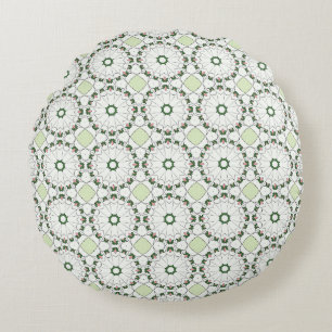decorative pillow featuring a geometric pattern
