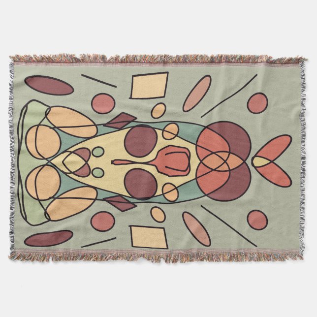 decorative pillow throw blanket (Front)