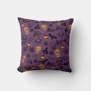 Decorative pillow with a modern minimalist design.