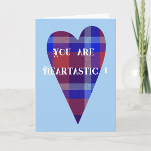 Decorative Plaid Holiday Card