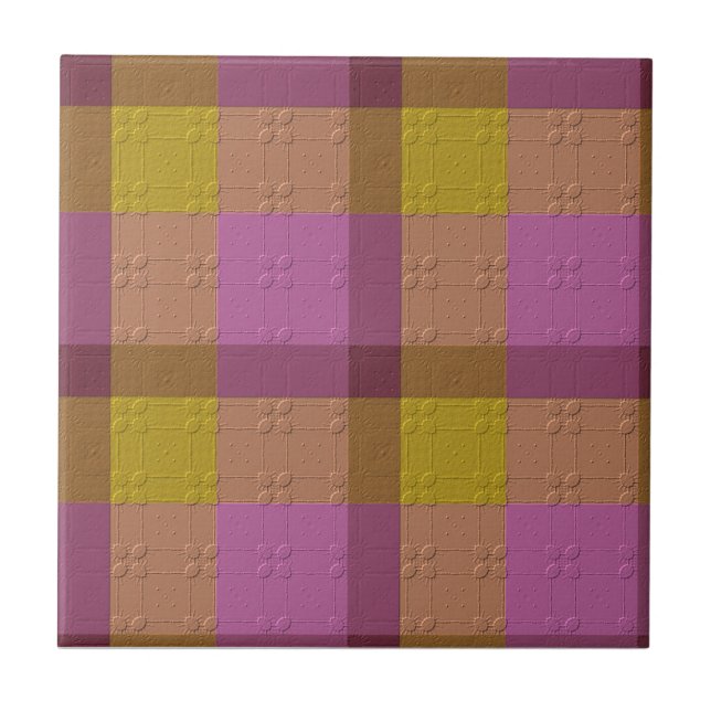  Decorative Plaid  Tile (Front)