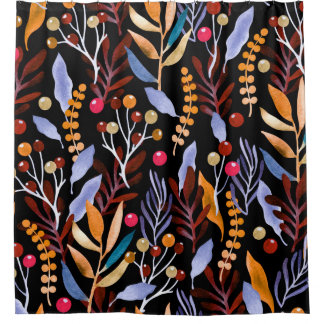 Decorative plants, herbs, berries and leaves. Abst