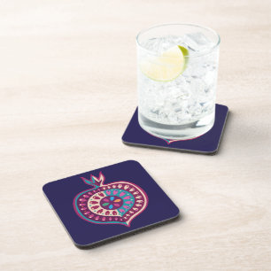 Decorative Pomegranate Coaster