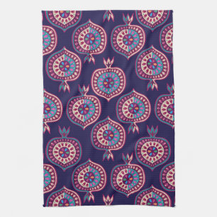 Decorative Pomegranate Pattern Kitchen Towel