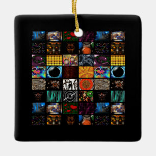 Decorative Pop Arts Pattern Ceramic Ornament