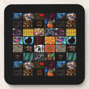 Decorative Pop Arts Pattern  Coaster