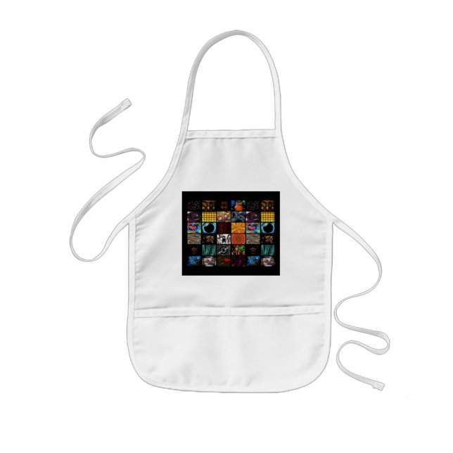 Decorative Pop Arts Pattern  Kids Apron (Front)