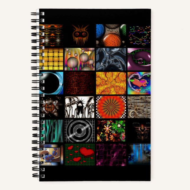 Decorative Pop Arts Pattern  Notebook (Front)