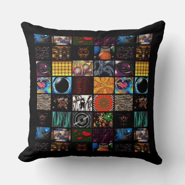 Decorative Pop Arts Pattern  Throw Pillow (Front)
