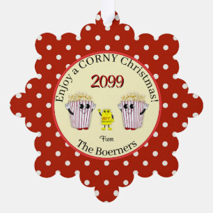 Décorative Profitez D'Un Noël Marron ! Carte d'ornement Popco